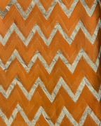 Khaddi Georgette Tangerine Orange  Sarees