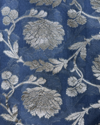 Khaddi Georgette Powder Blue Sarees