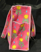 Pink Quilled Tote Bag