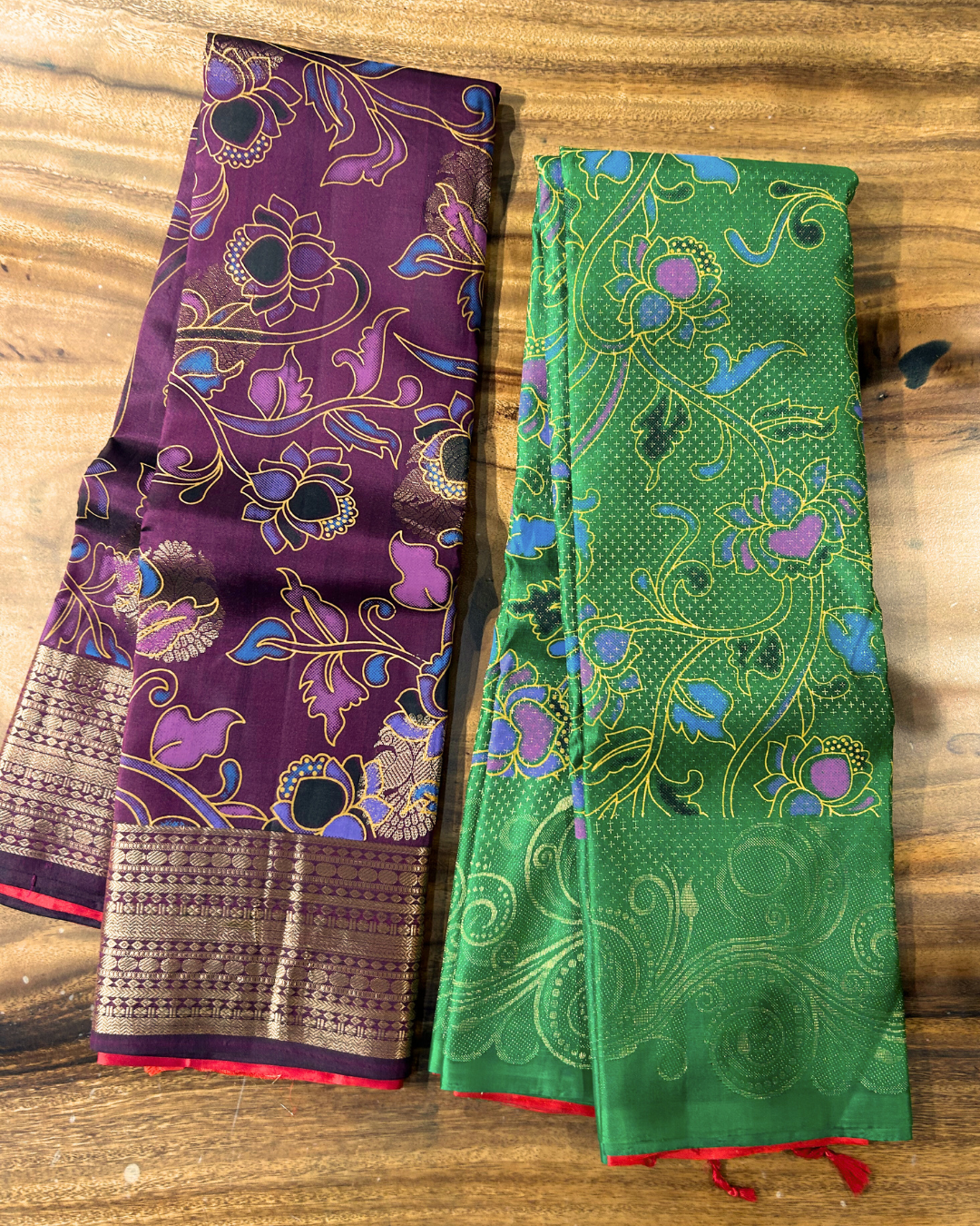 Dark Purple Kanjivaram Saree