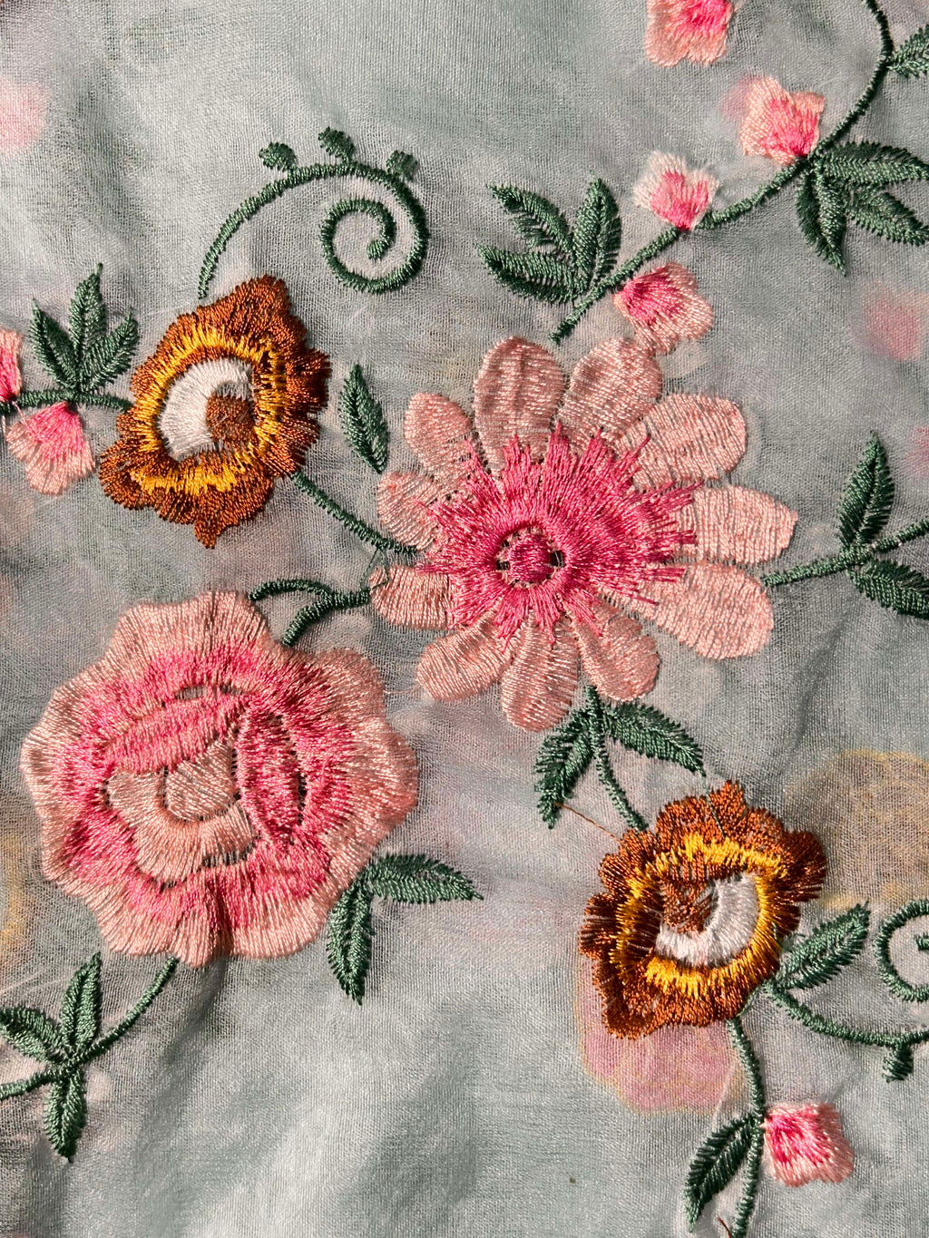 Orgenza Sky Blue Saree