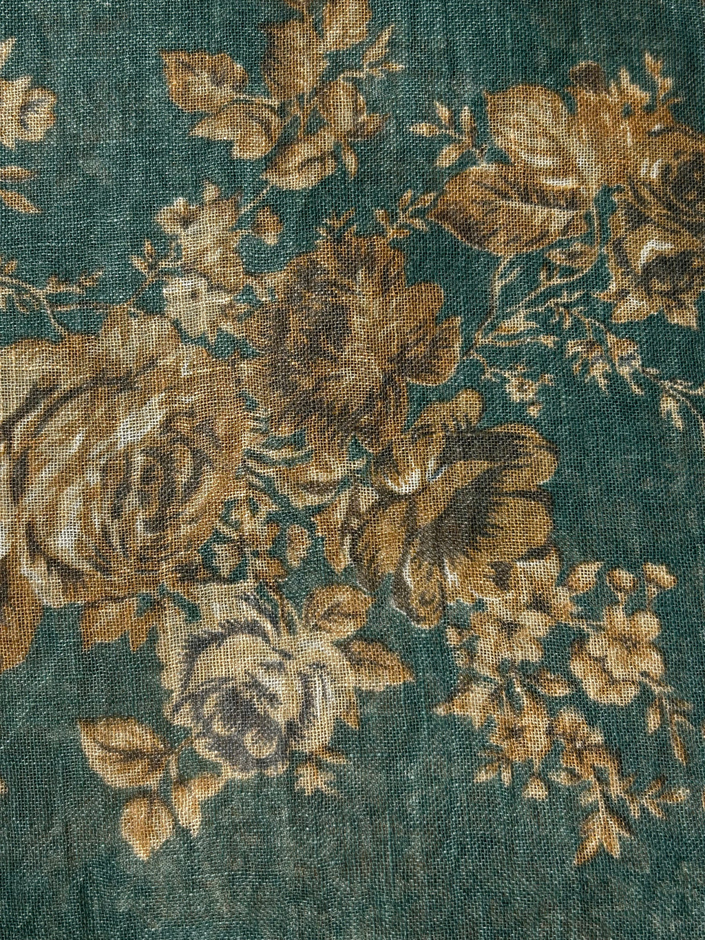 Pure Olive Green Linen