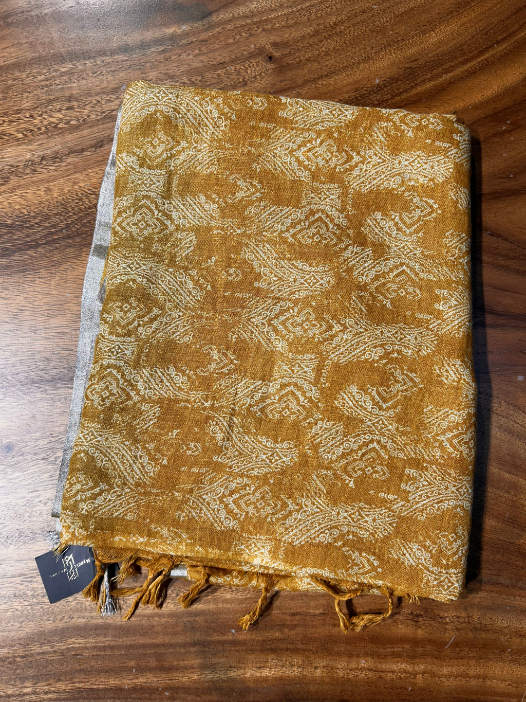 Pure Mustard Yellow Linen