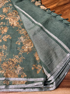 Pure Olive Green Linen