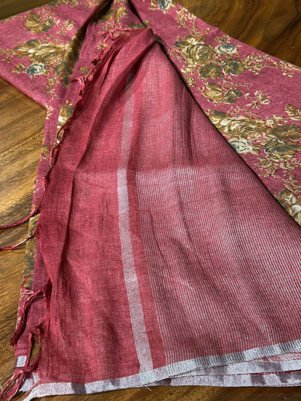 Pure Rose Pink Linen