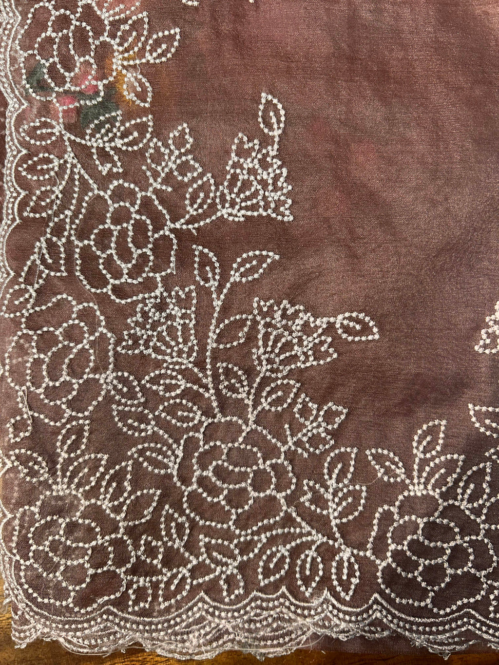 Orgenza Mocha Brown Saree