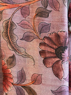 Lavender Soft Tussar Silk Saree