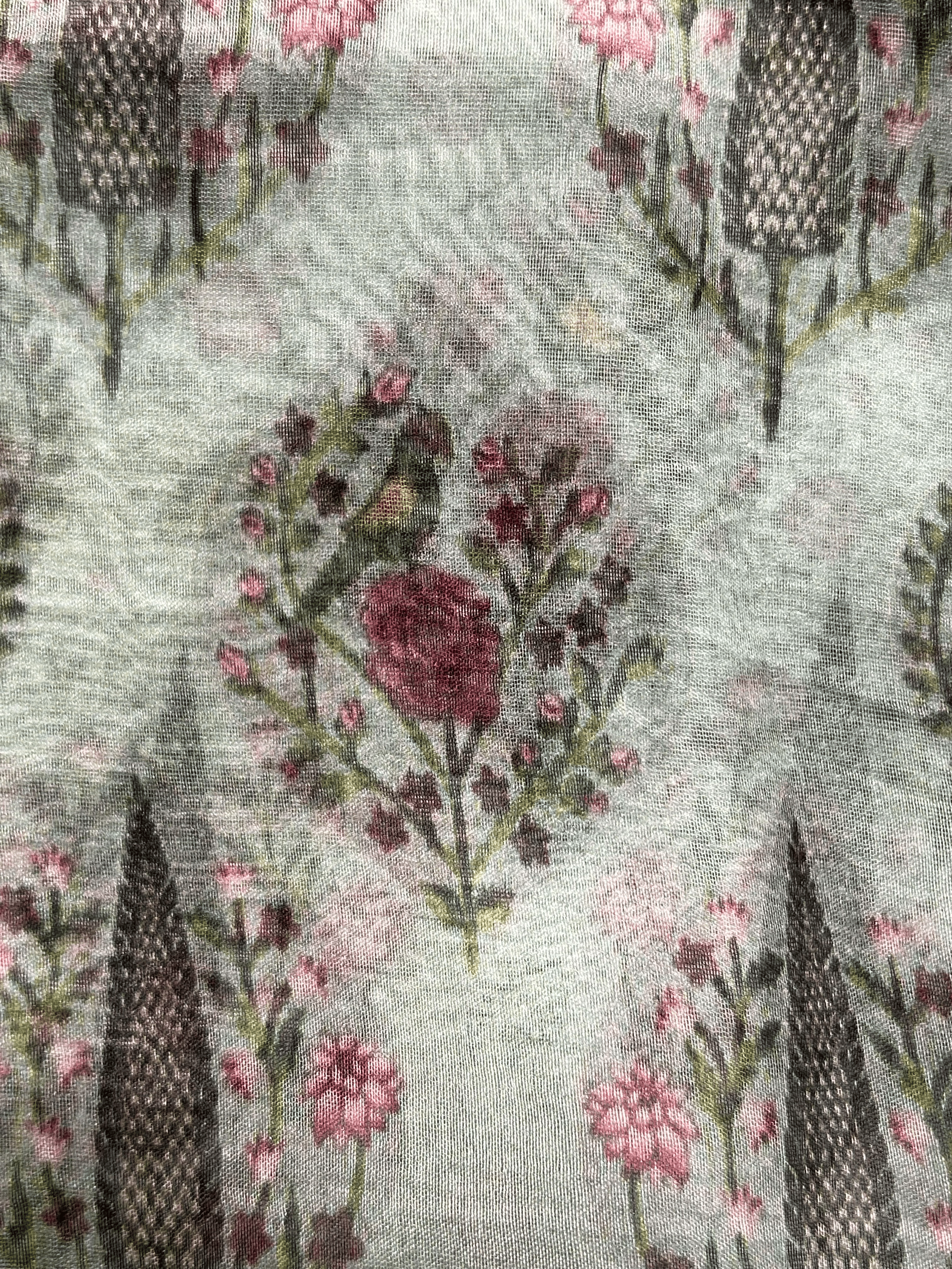 Kora Banarsi Silk Sea Green Saree