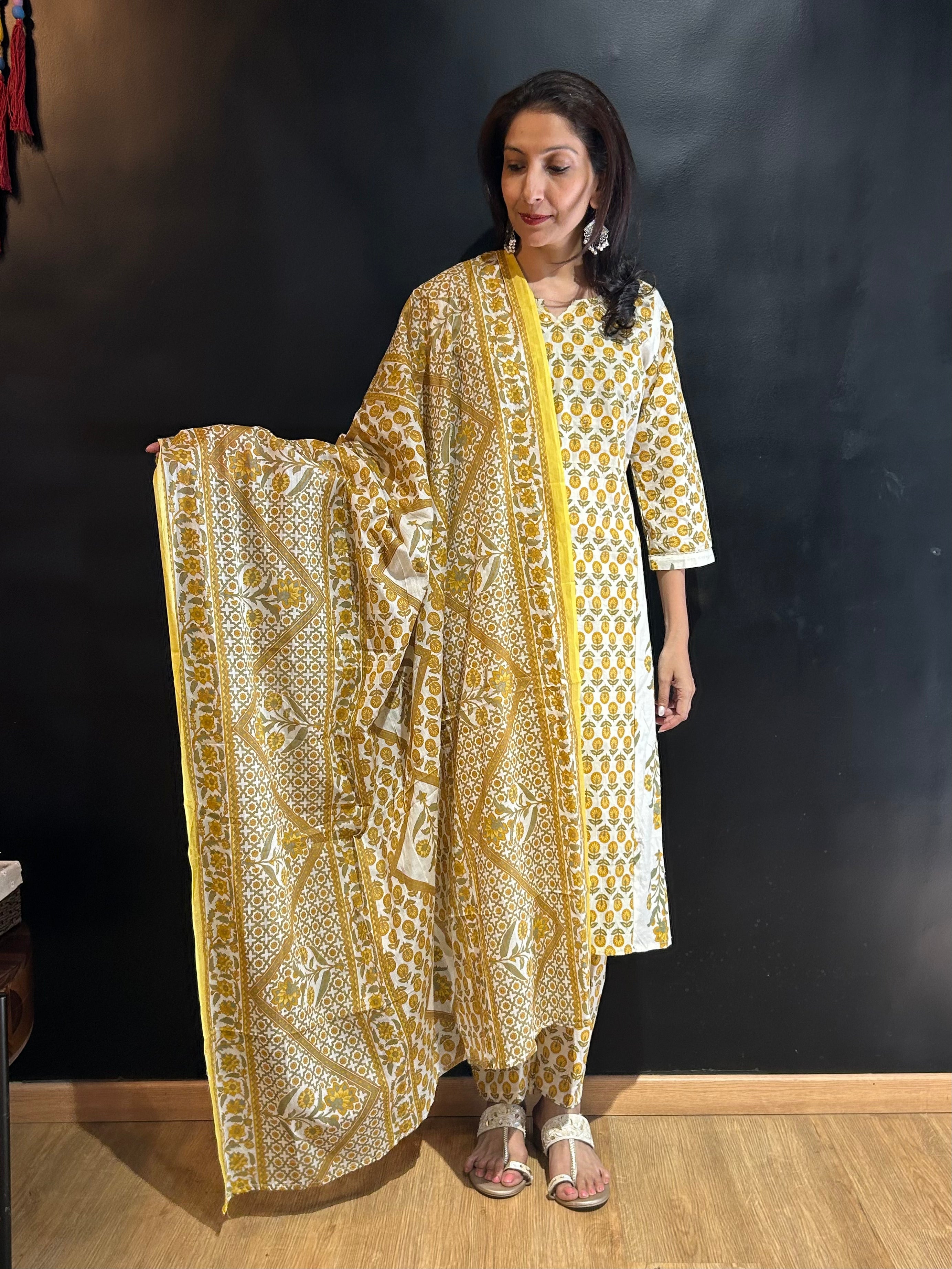 Yellow Kurta Set