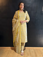 Yellow Kurta Set