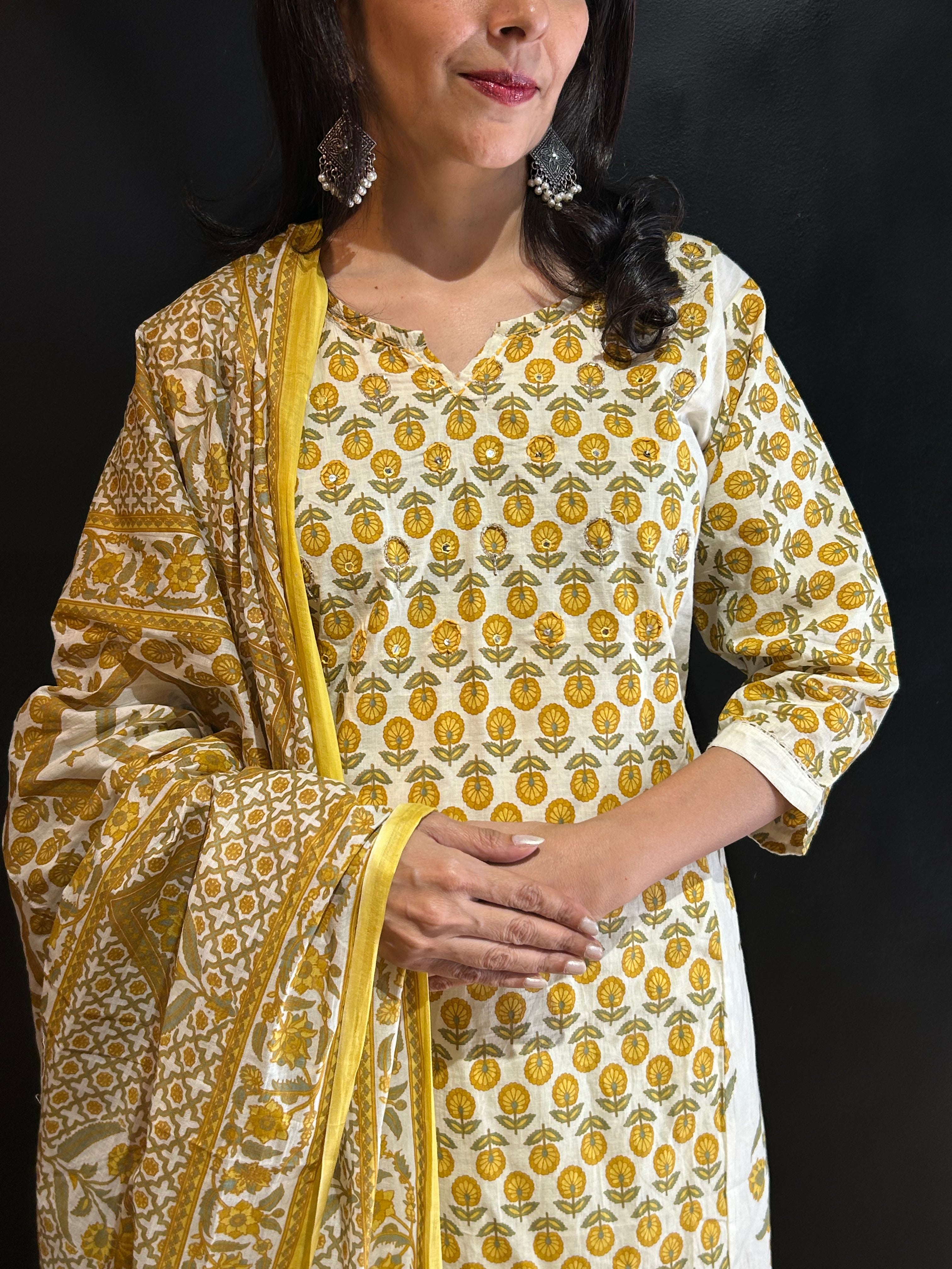 Yellow Kurta Set