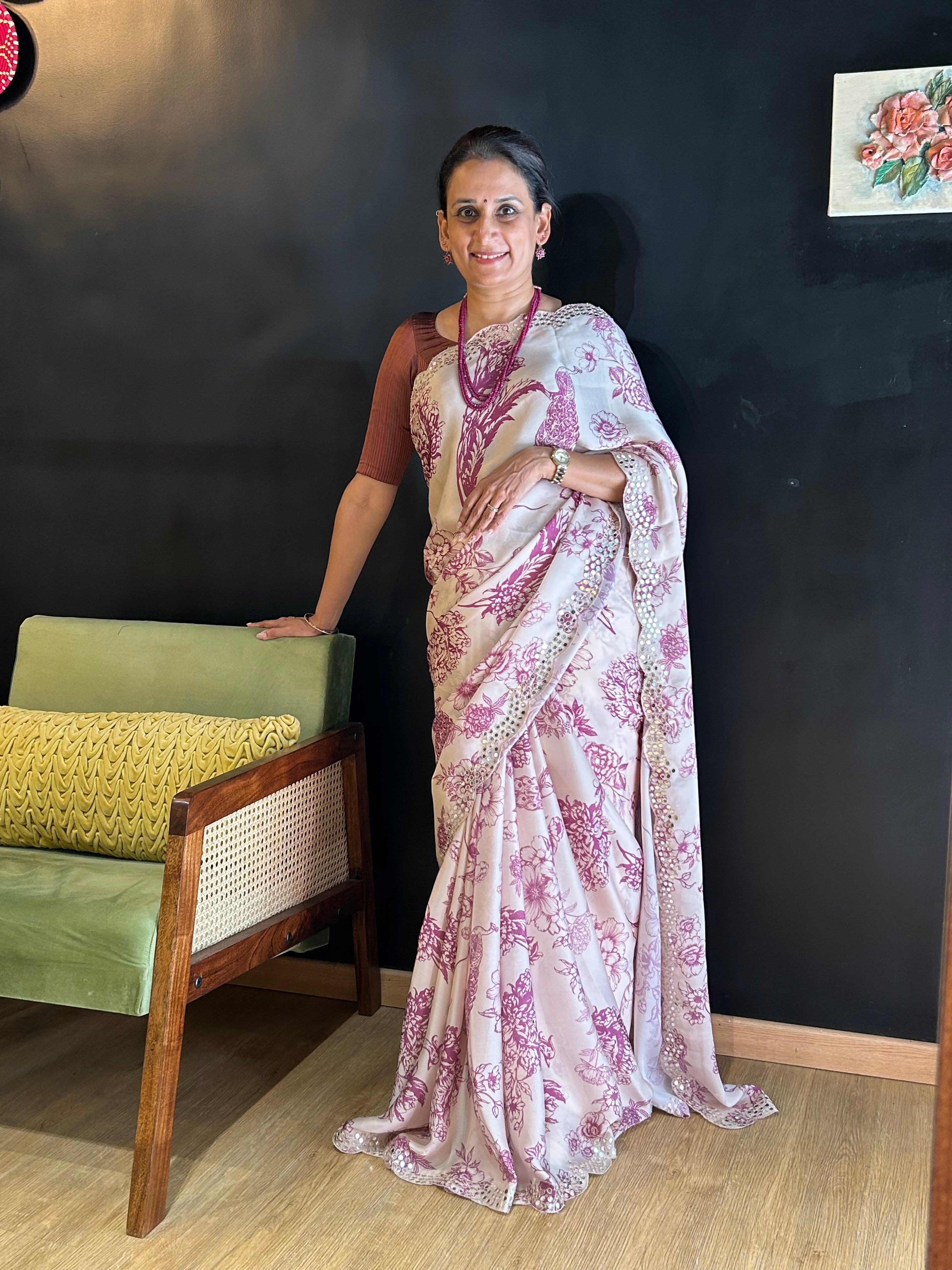 Satin Silk Saree