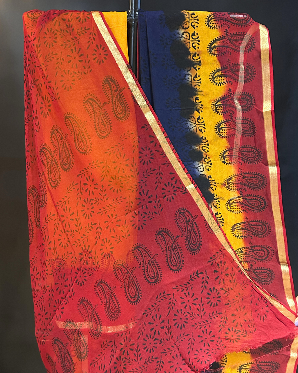 Blockprinted Georgette