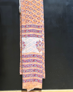 Pure Chiffon Peach Saree