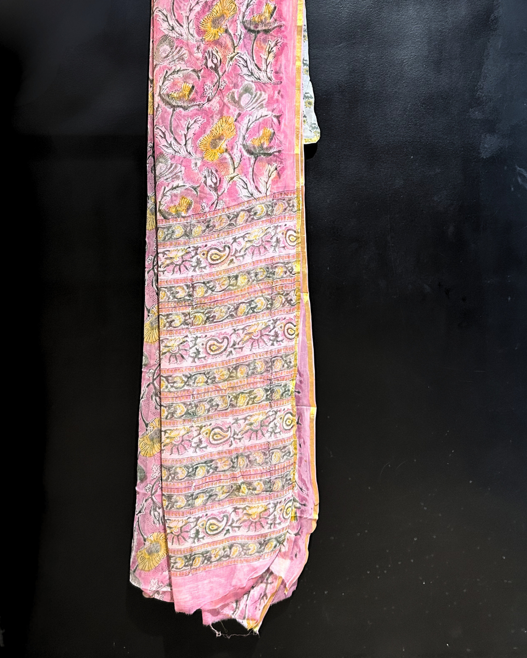 Pink Chiffon Saree