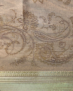 Floral Beige Georgette Saree