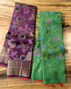 Green Kanjivaram Saree