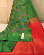 Green Kanjivaram Saree