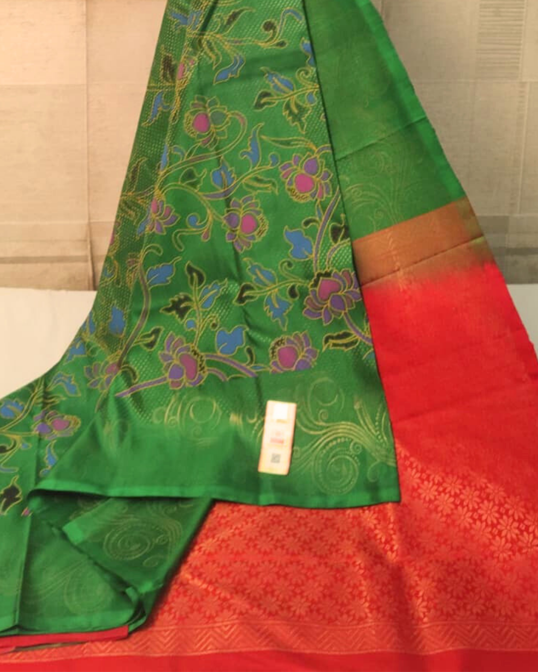 Green Kanjivaram Saree