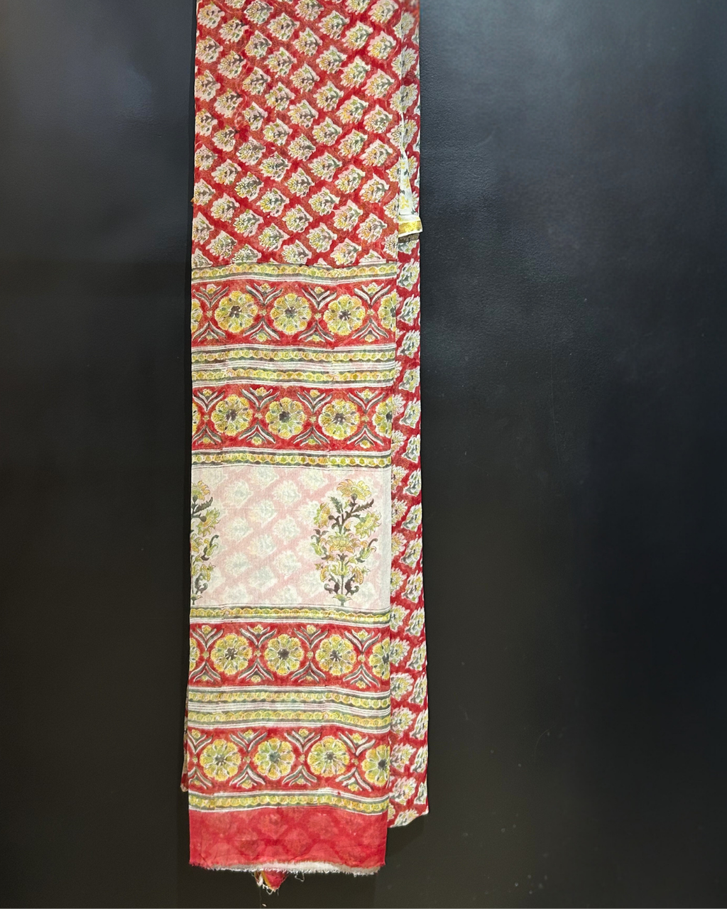 Pure Chiffon Cherry Red Saree
