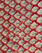 Pure Chiffon Cherry Red Saree