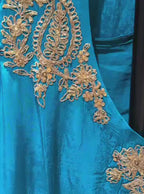 Teal dreams in luxurious Chinnon silk